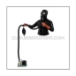 Preview: Inhalersystem SMELL-ONE with foot-pump, aroma-bottle, rebreathing bag and tube-set with t-joint and gasmask-connector-thread